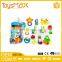 China Import Toys Colorful Customzied Cartoon Baby Hand Bell Rattle