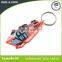 2017 wholesale custom 2D logo soft pvc keychain