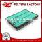 Auto Air Filter Cloth Car Air Filter Assy 17801-30040