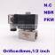 GOGO 1bar Normally Closed Direct acting Stainless steel Small Gas CE 2 way electric Solenoid Valve 1/2" BSP AC220V 8mm NBR FKM