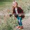 free ship 1-6 Years New Casual Soft Toddler Baby Girl's Sweater Jacket 2 Styles Solid Knitting Cardigan Autumn Jackets Top