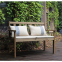 wooden outdoor garden table chair