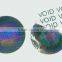 Hologram label with VOID/One-off hologram anti-counterfeit Tamper evident VOID sticker