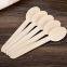 100% All-Natural Eco-Friendly Biodegradable and Compostable 6.5 inch disposable wooden spoon