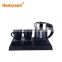 double wall stainless steel electric water kettle with tray welcome tray set I-H1262