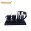 double wall stainless steel electric water kettle with tray welcome tray set I-H1262