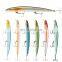 130mm 15g  Fishing Lure Hard Minnow Flat Body Longcasting 15 colors Fishing Lure New Arrival Floating Minnow