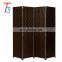 Eco-friendly 4 panel waterproof and foldable room divider wood screen