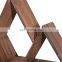 Wood Wall Mounted Hanging for Wall Storage Display Bedroom Mountain Decor Triangle Shelf