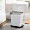 High quality household 10L stainless steel pedal garbage can modern style trash can for home and kitchen use