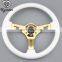 Make in China High Quality PVC Deep Dish White Steering Wheels For Rc Cars Steering Wheel