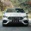 CLY Car bumpers For 2019-2021 Mercedes Benz W177 A Class Facelift 2021 A45 AMG Bodykit Diffuser with exhaust pipe