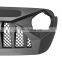 Front Bumper With LED Light Grille For Jeep Wrangler JL/JT 2018-2021 New Product JL Auto Mesh