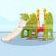 2019 cute cartoon good quality giraffe plastic indoor kids slide for sales