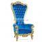 wholesale European style hotel furniture high back luxury royal king throne event wedding chairs