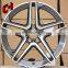 CH Hot 22 Inch 4 Holes Wheeled Platforms Red Rust Proof Center Passenger Car Wheels Aluminum Alloy Forged Wheels