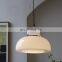 Modern LED Glass Hanging Light For Study Room Dining Room Modern Milk White Pendant Lamp Decoration