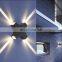 modern minimalist Waterproof IP65 Adjustable Beam Indoor Aluminum Iron Outdoor LED Sconce Wandlamp Wall Lamp