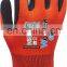 WG-310 Red Nylon Spandex Micro Foam Latex Nitrile Palm Maxi High Flex Gardening Safety Work Gloves