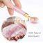 100% Natural Jade Stone Rose Quartz Face Massage Roller Kit For Women Gua Sha Set