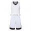 Latest Design Plain Basketball Jerseys Blank Mesh Reversible Basketball Uniform Set Sublimated Shorts