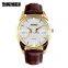 9073 lovers watches custom logo brand boy girls hand watch genuine leather quartz watch wristcouple hours