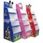 Manufacturer Supermarket Advertising Promotional Book Stationery Cardboard Paper Display Stand Shelf Racks