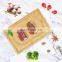 Turkey Carving Cutting Board with Drip Groove Large Bamboo Wood Board for meat