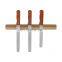 Wooden Magnetic Knife Strip - Space-Saving Knife Rack/Knife Bar With Powerful Magnetic Pull Force