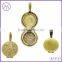 Brass round shaped locket for women