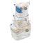 Plastic Vacuum Storage Cube Bags For Bedding Saving 75% More Space