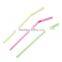 Colorful plastic drinking straw for party straight flexible pp straw