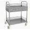 Stainless Steel Medical Trolley Delivery Hospital Operation Trolley
