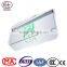 Fire emergency lighting Exit sign light crystal transparent glass tags safety sign