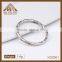 Fashion high quality ripple split rings in bulk