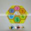 Wooden Math Learning Toys Bee Number Game Educational Toys