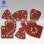 Ready goods manfacture OEM sand paper with hook and loop