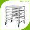 Restaurant Equipment Single Row 7 Layer Stainless Steel Bakery Bread Tray Trolley BN-T13-15