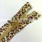 Fancy Fashion Printed Tape Leopard Animal Print Ladies wear Nylon Zipper