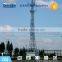 hot dip galvanized steel three tube tower telecom tower