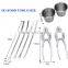 Stainless Steel Seafood Serving Set 8 Piece Included 2 Lobster Crackers ,4 Seafood Forks And 2 Condiment Sauce Cups