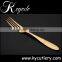 Yellow gold cutlery,dubai tableware,gold plated dinner set