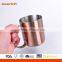 400 ml Gold Stainless Steel Single Wall Moscow Mule Mugs Beer Cup With Handle