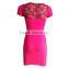 New Fashion Short Sleeve Women Dresses Evening Party Slim Dress