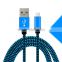 Colorful Nylon braided 3.1 USB-C Cable For Macbook Letv Nokia N1 One plus 2
