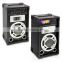 Disco Jam 600 Watt 2-Way PA Speaker System, SD Card Reader, FM Radio, AUX/MP3 Input, USB Charging