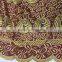 2015 Popular design Nigerian style charming big voile lace polish lace for birde