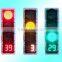 400mm LED Red&Yellow&Green Ball+Countdown traffic signal lights with constant voltage supply