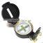 Antique Solid Black Plastic and Brass Lensatic Compass 13529