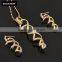 New 2016 Products Screw Dubai Gold Rani Haar Jewelry Set